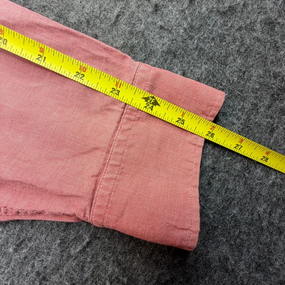 Banana Republic Button Down Shirt Mens XL Ranch Red Soft‎ Wash Cotton (READ)